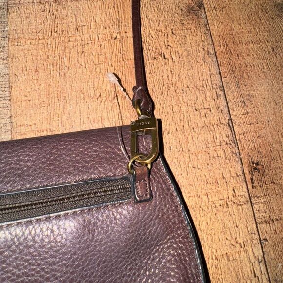 Fossil Monica Soft Leather Crossbody Sling Satchel Vintage Woman's - Picture 10 of 14